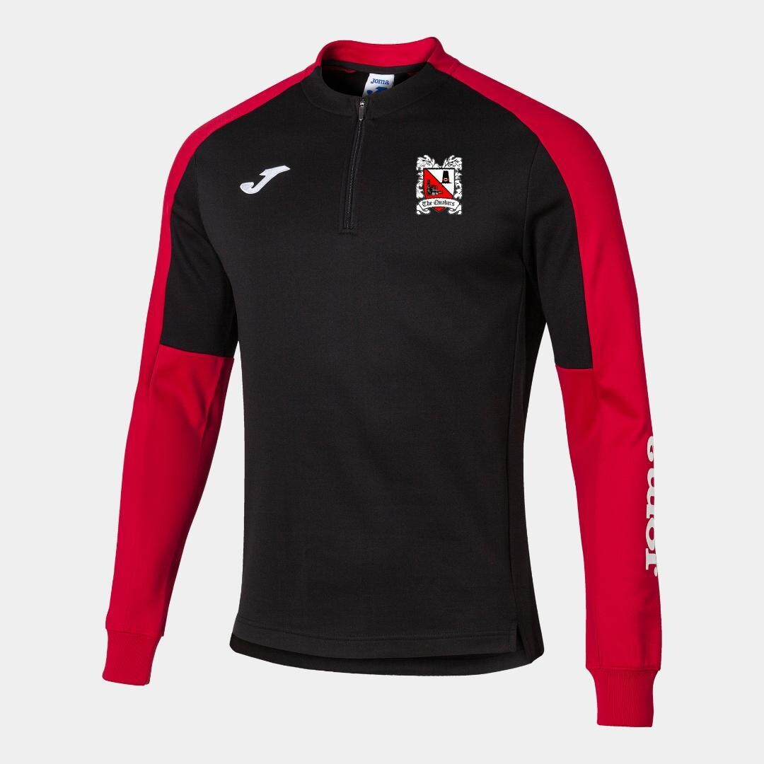 Joma Eco Championship Sweatshirt Black/Red (Adult) Ordered on Request