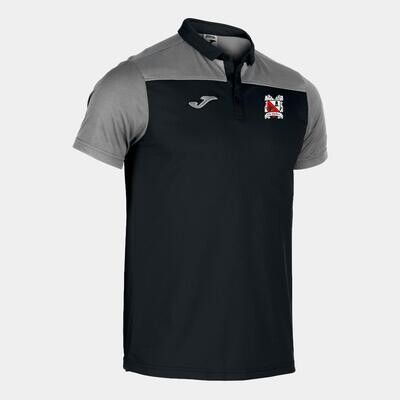 Joma Hobby Polo Black/Anthracite (Adult) Ordered on Request
