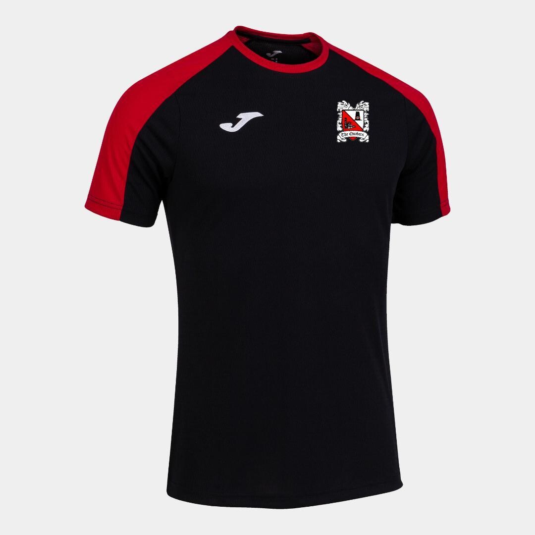 Joma Eco Championship T-shirt Black/Red (Adult) Ordered on Request