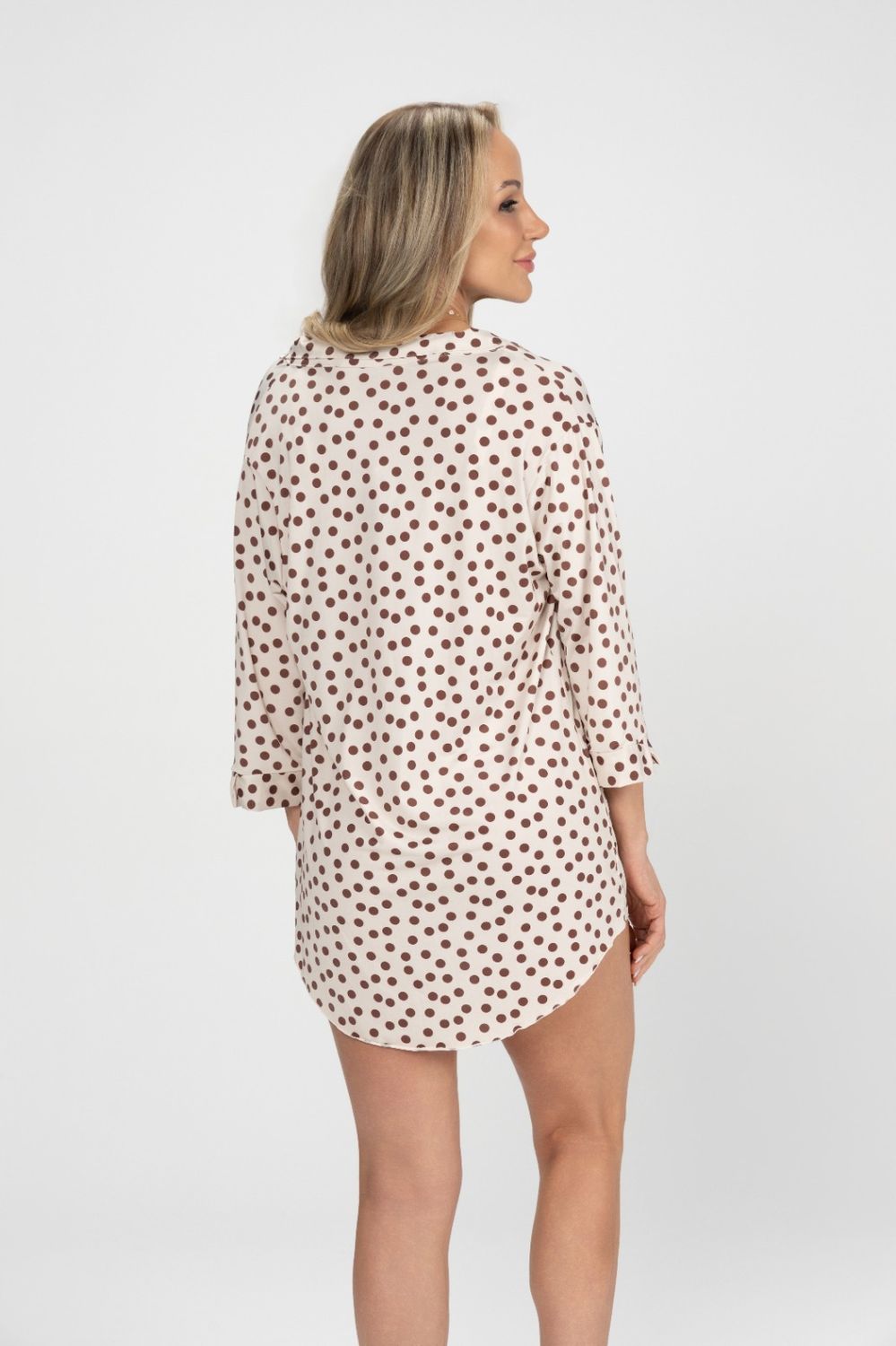 M’lev Vintage Polka Dot Shirt