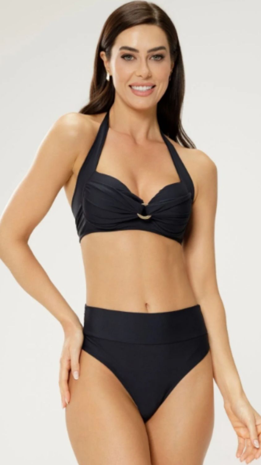 M’lev Black Structured Bikini Set – Summer Beachwear M’lev Black Structured Bikini Set – Summer Beachwear