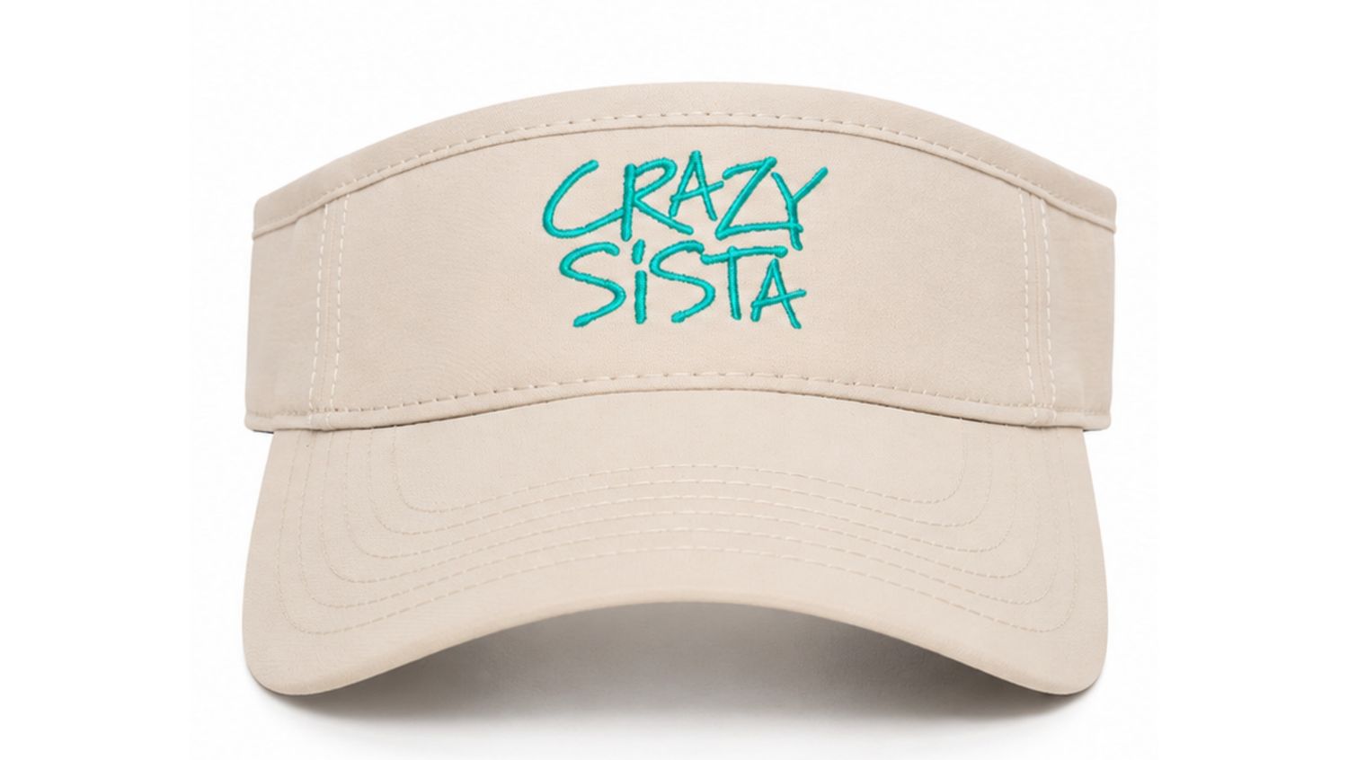 Legacy Visor Crazy Sista, Color: Stone/Turquoise