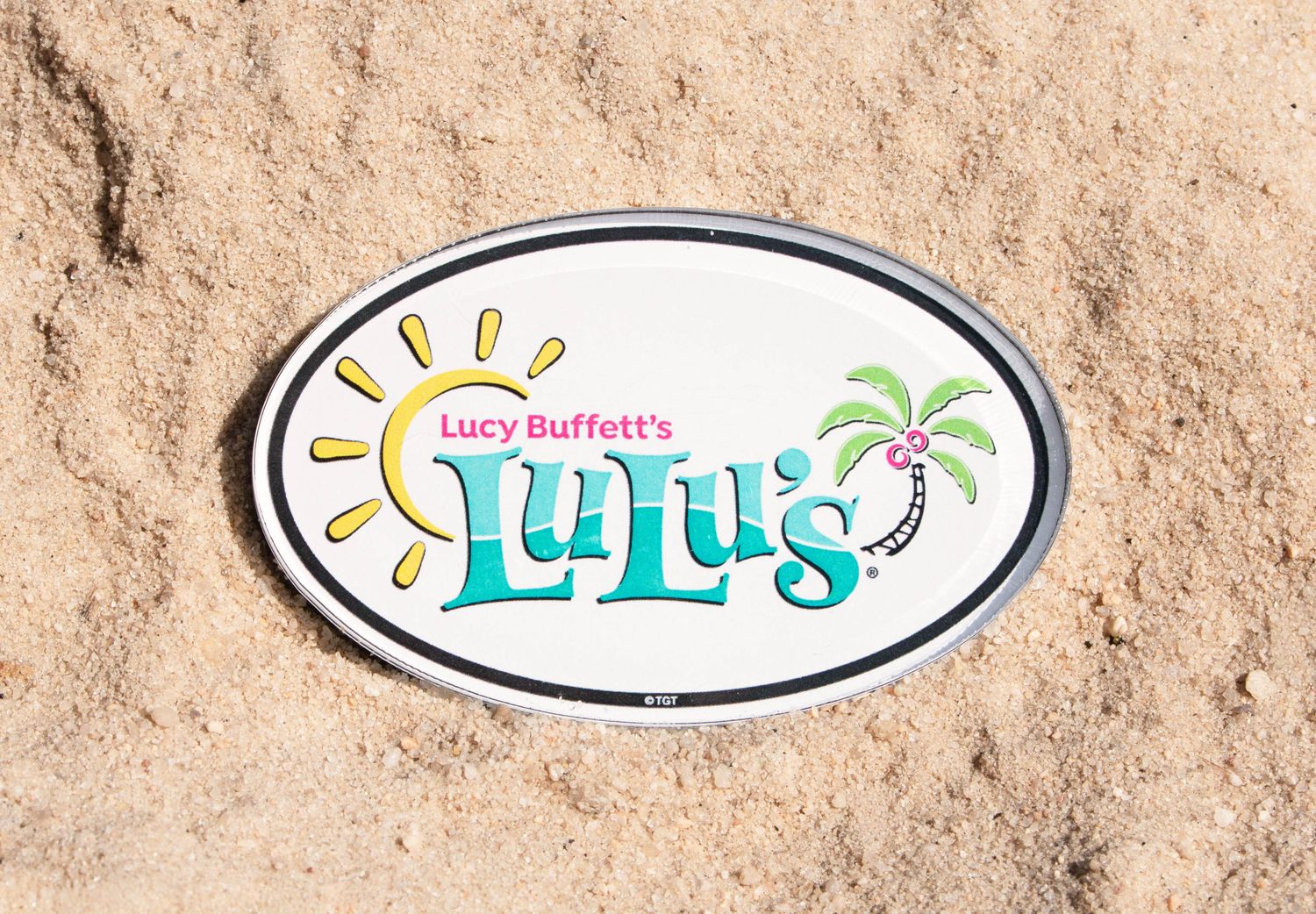 LuLu's Classic Magnets Acrylic Large Oval Logo