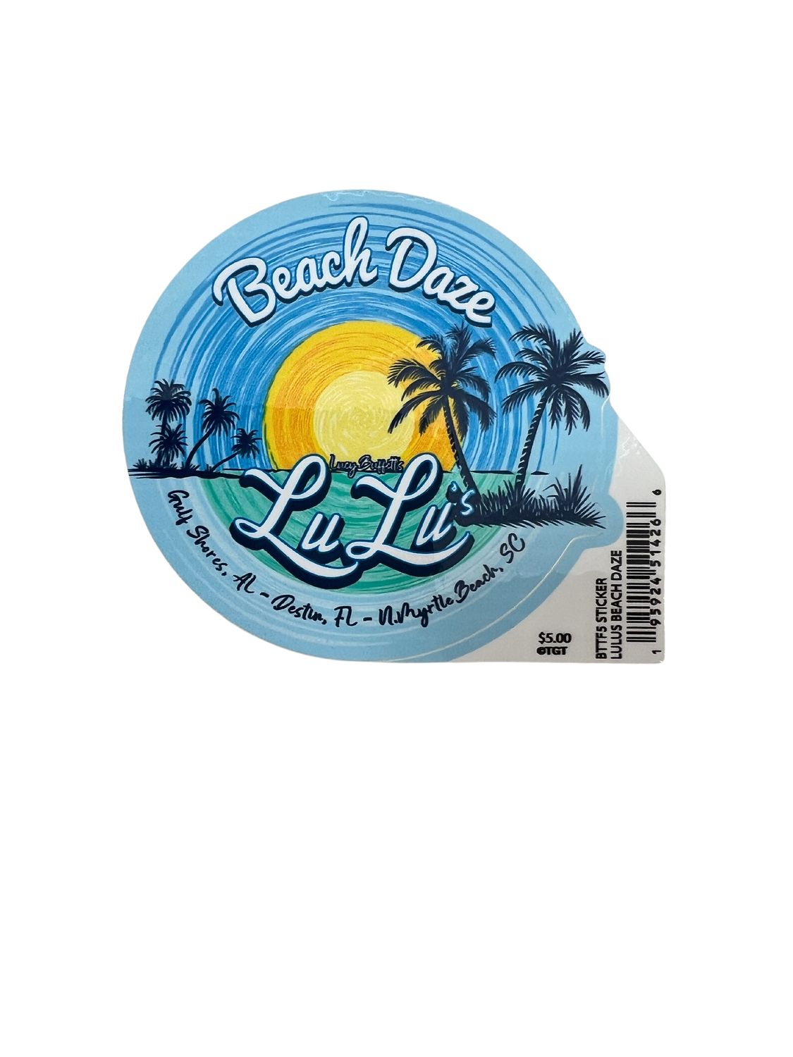 LuLu's Classic Stickers LG *Beach Daze