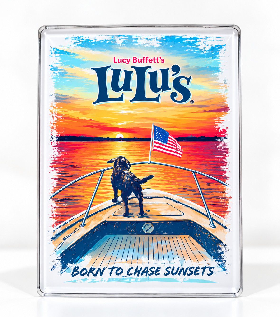 LuLu's Classic Magnets Acrylic LuLu Lake Dog