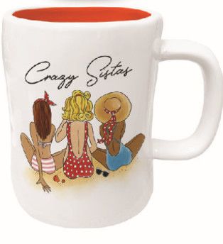 3 Crazy Sistas Handcrafted Mug