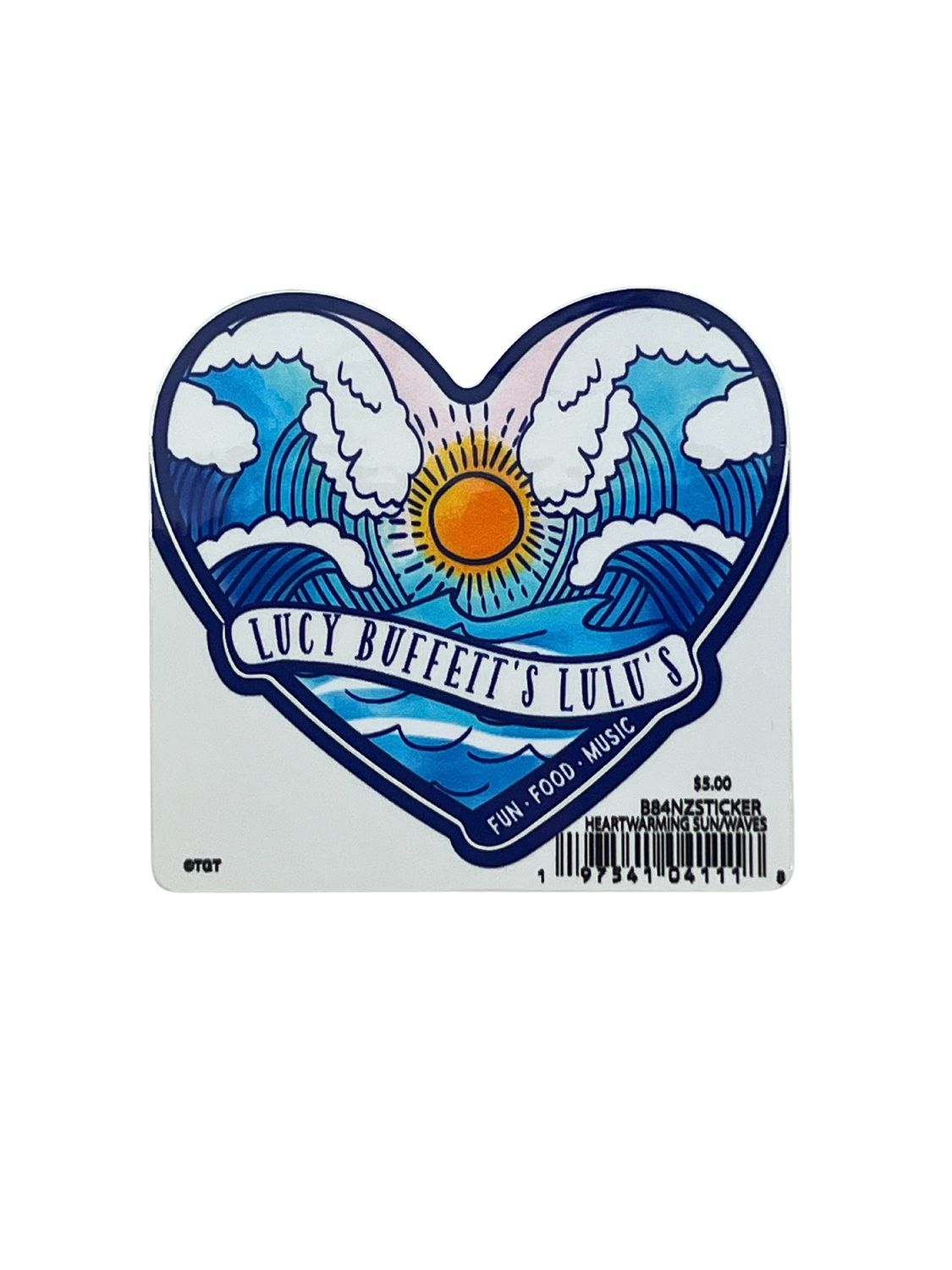 LuLu's Classic Stickers LG *Heartwarming Sun Waves