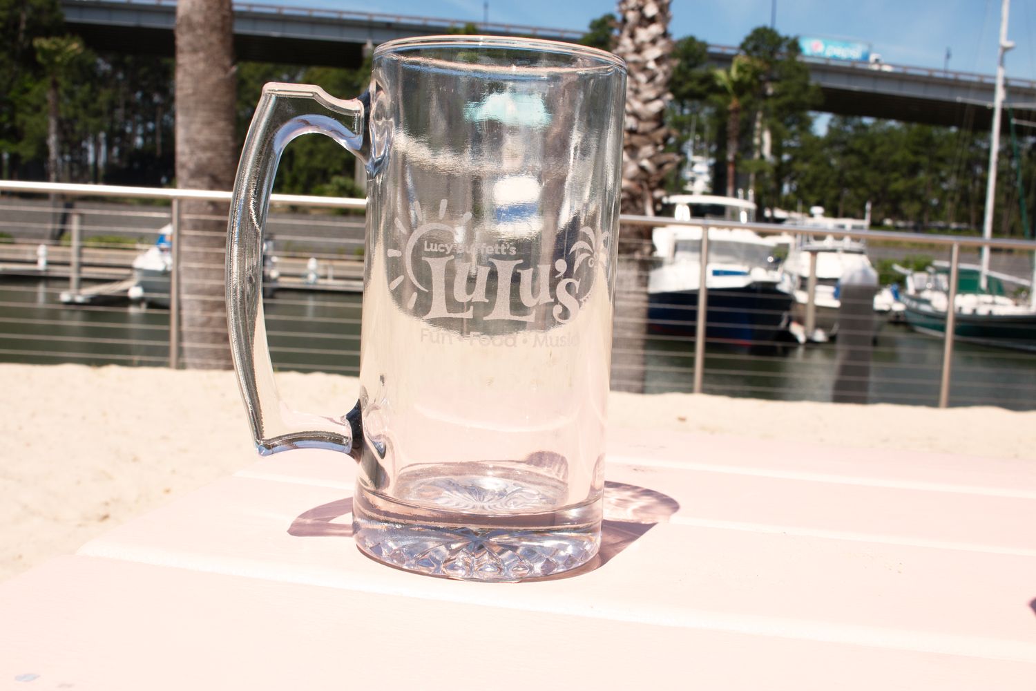 Logo Etched Beer Mug