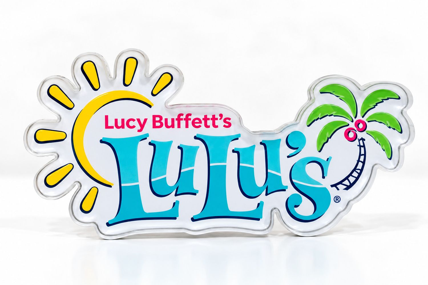 LuLu's Classic Magnets Acrylic Custom Logo