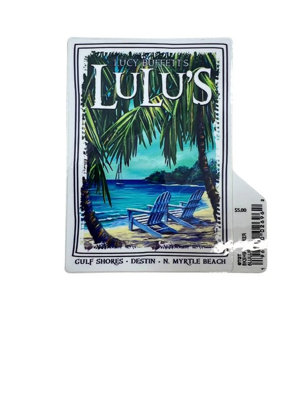 LuLu's Classic Stickers LG *Adirondack Chairs