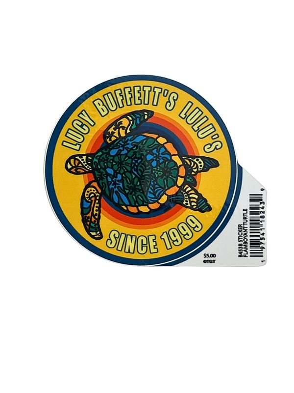 LuLu's Classic Stickers LG *Flamboyant Turtle