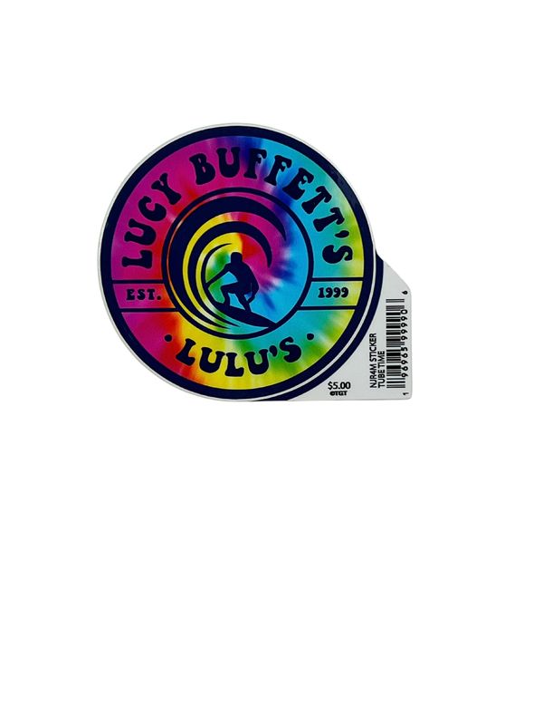 LuLu's Classic Stickers LG *Tube Time Surfer