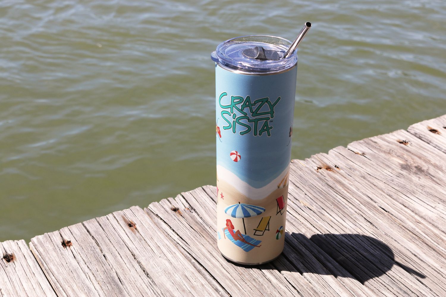 Crazy Sista Skinny Tumbler