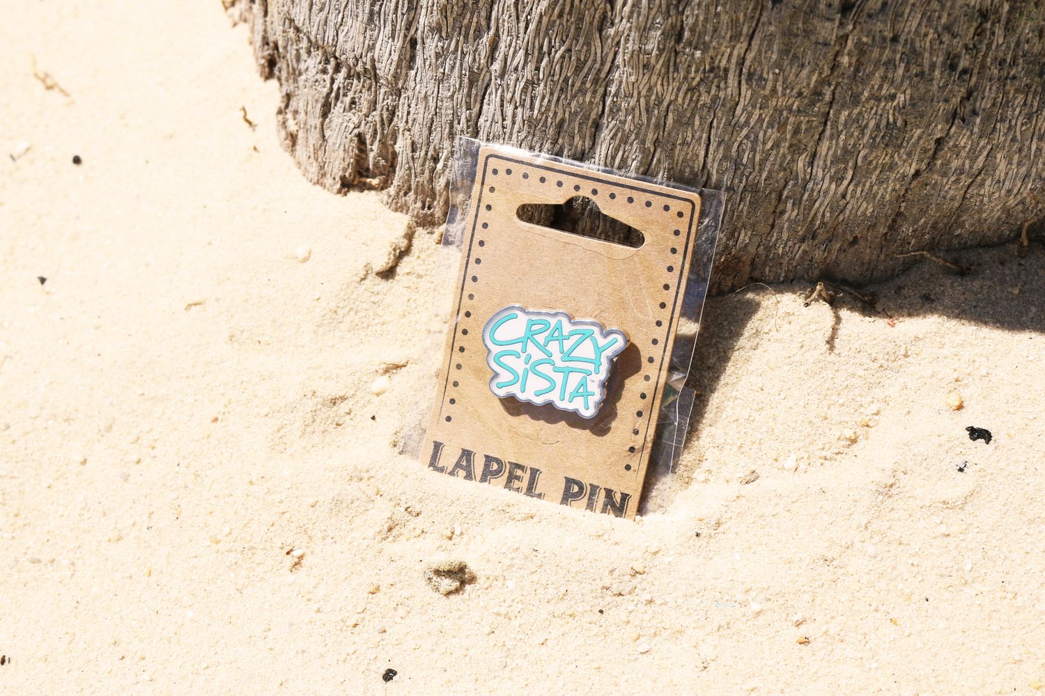 Lapel Pin Crazy Sista