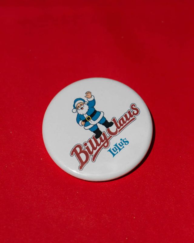 Billy Claus Round Button Pins