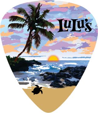 Guitar Pick Sunset LuLu's