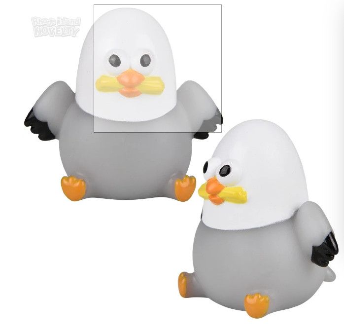 Seagull w/ Fry Plastic 6"