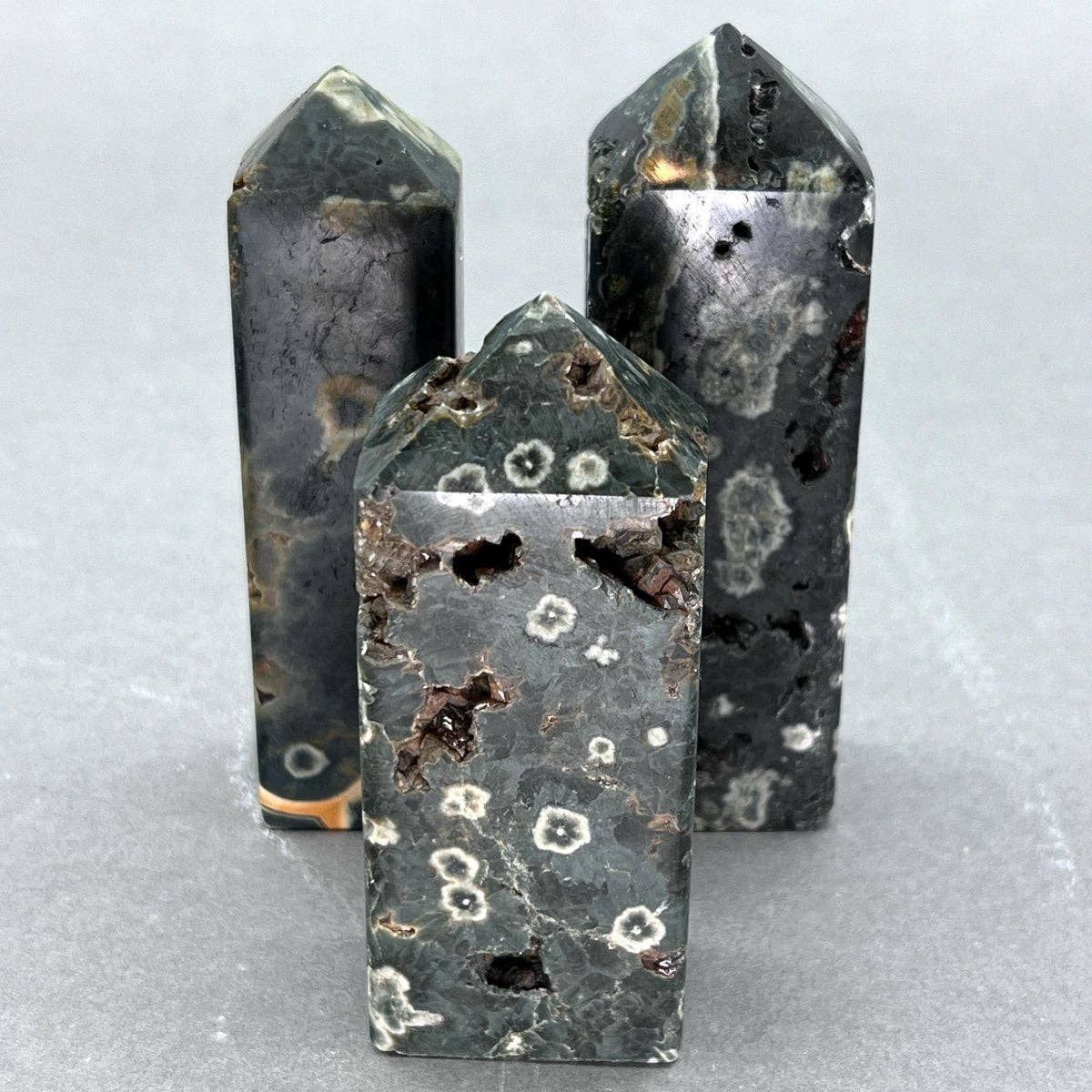 Ocean Jasper Standing Gemstone Tower