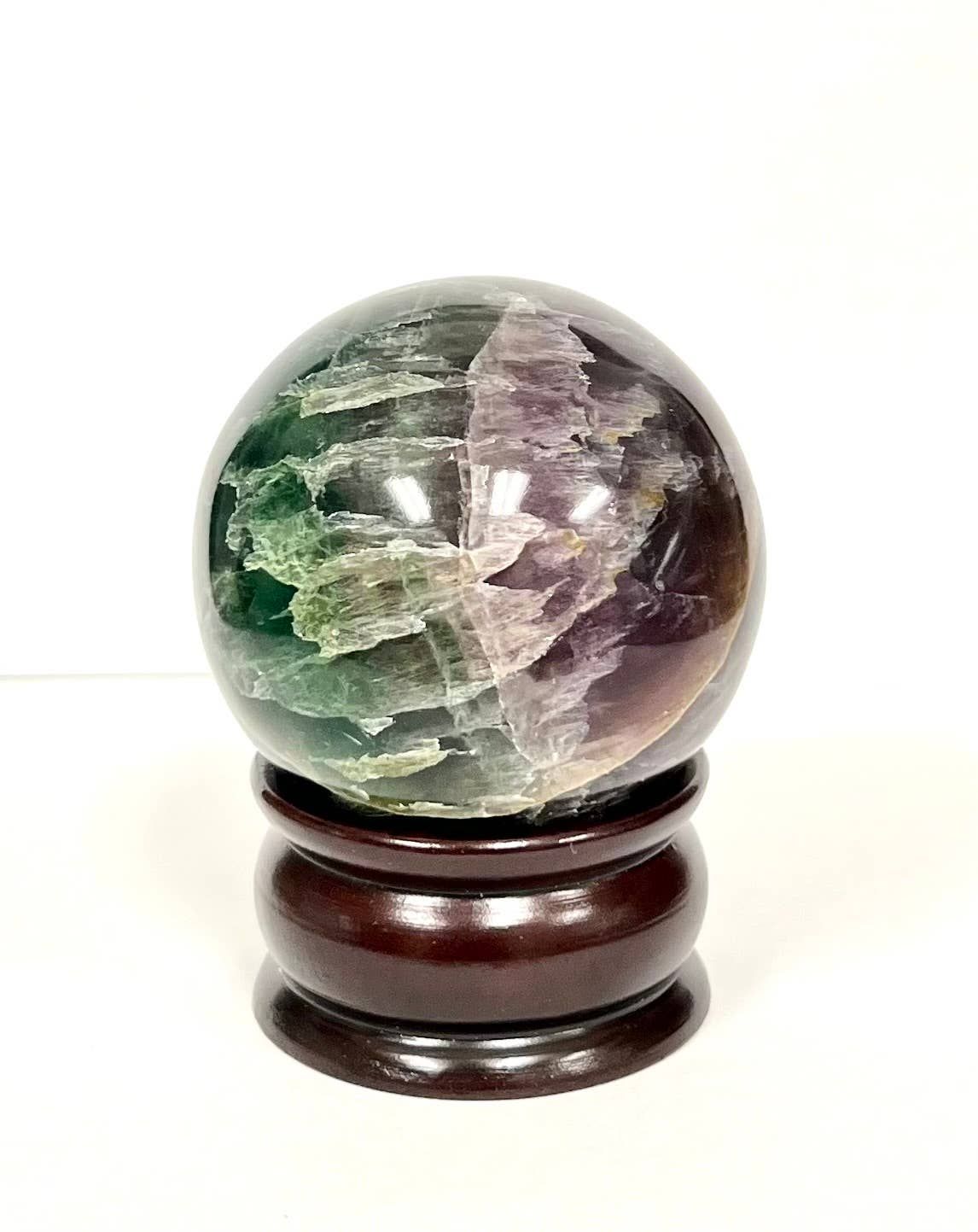 Sphere Green Fluorite approx. 40-50mm
