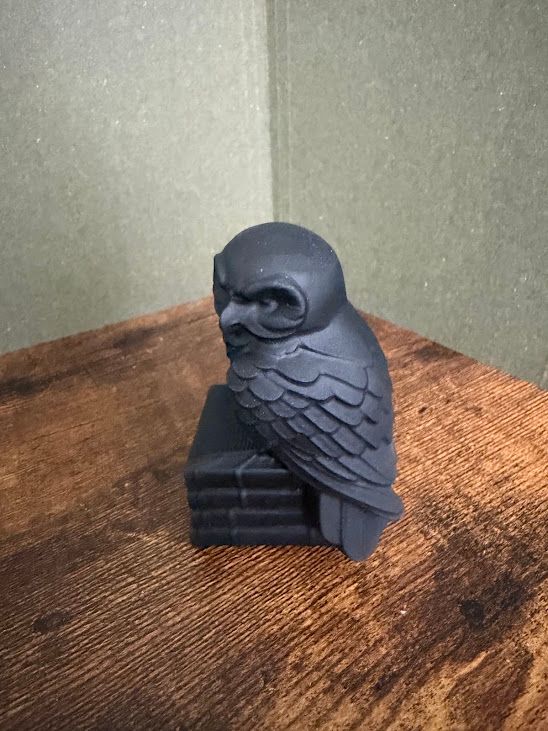 Owl - Black Obsidian