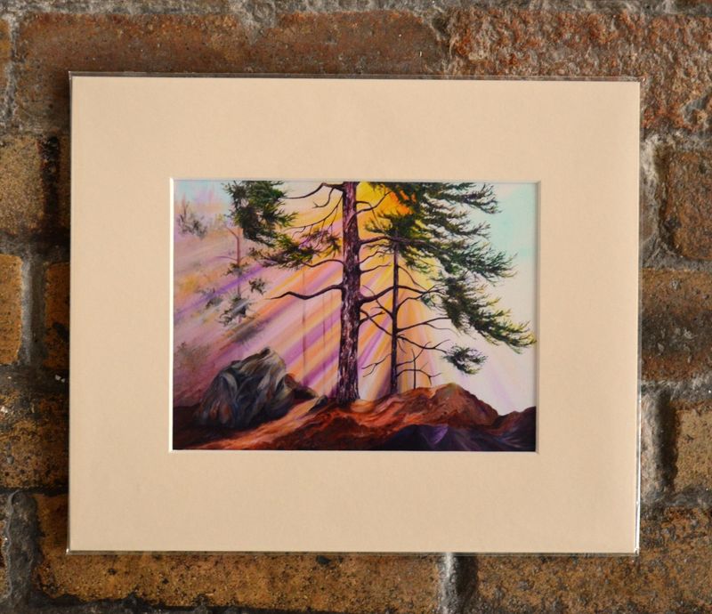 Mounted Giclee Fine Art Print 12x10 Inches Mounted Giclee Fine Art Print 12x10 Inches