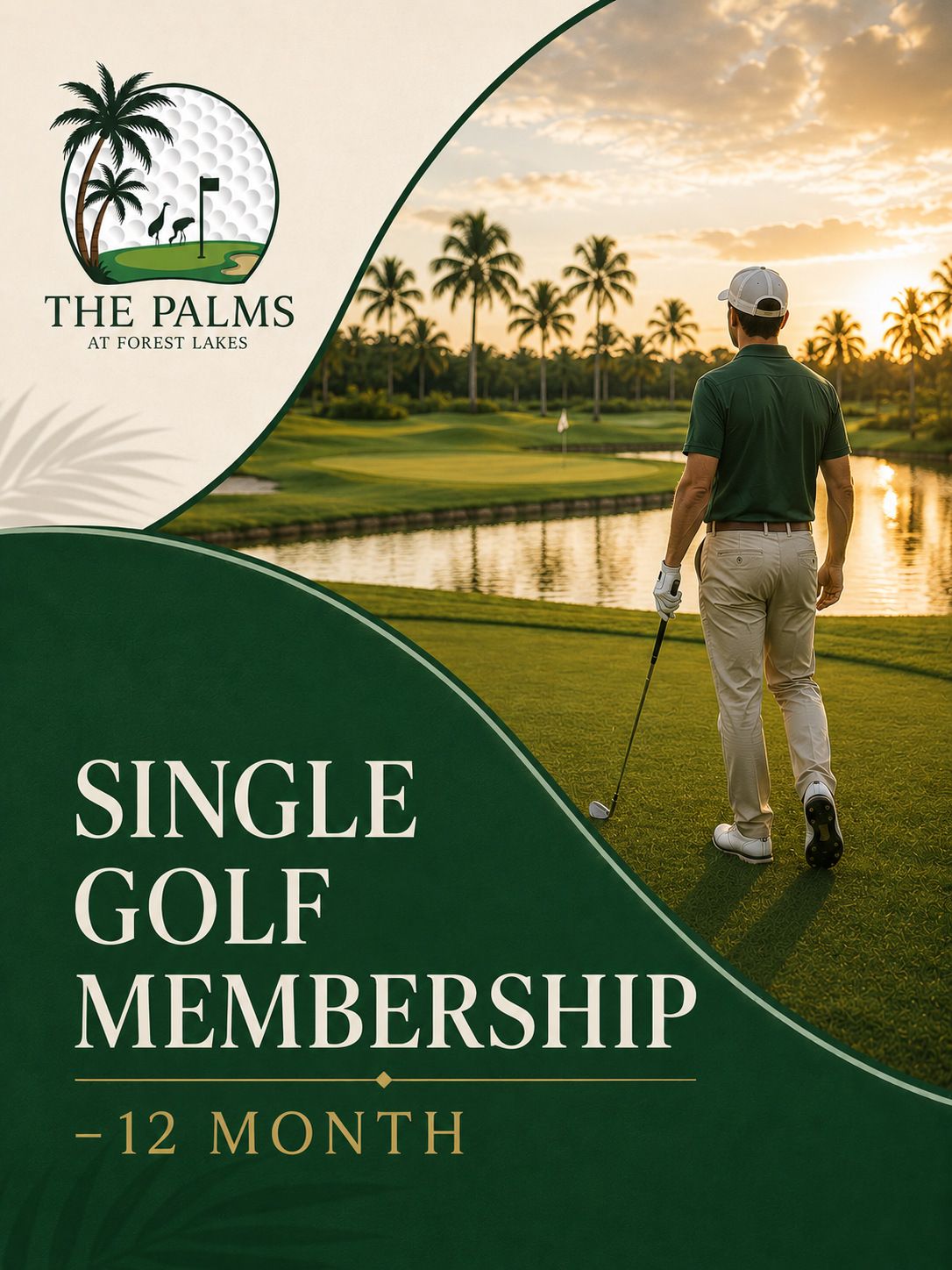 Single Golf Membership — 12 Month