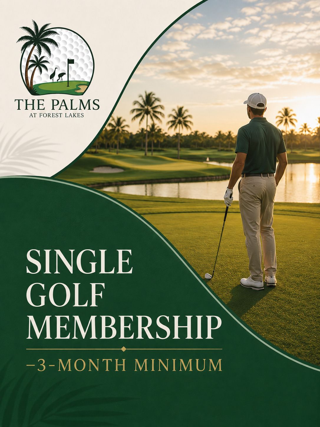 Single Golf Membership —3-Month Minimum