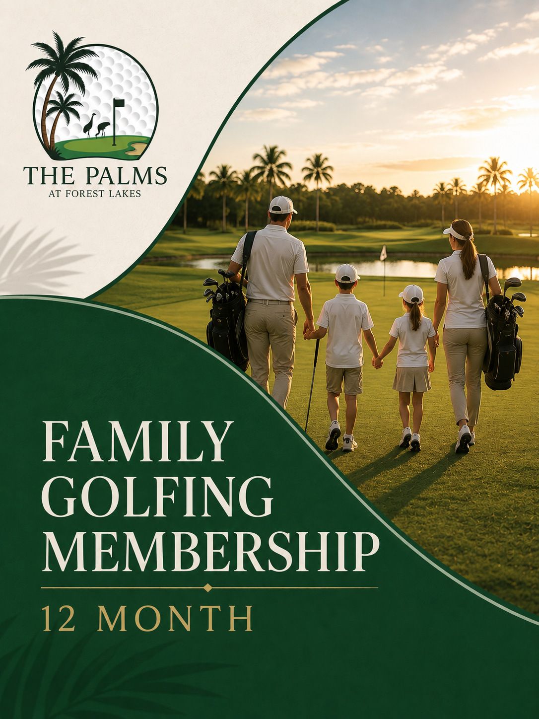 Family Golfing Membership — 12 Month