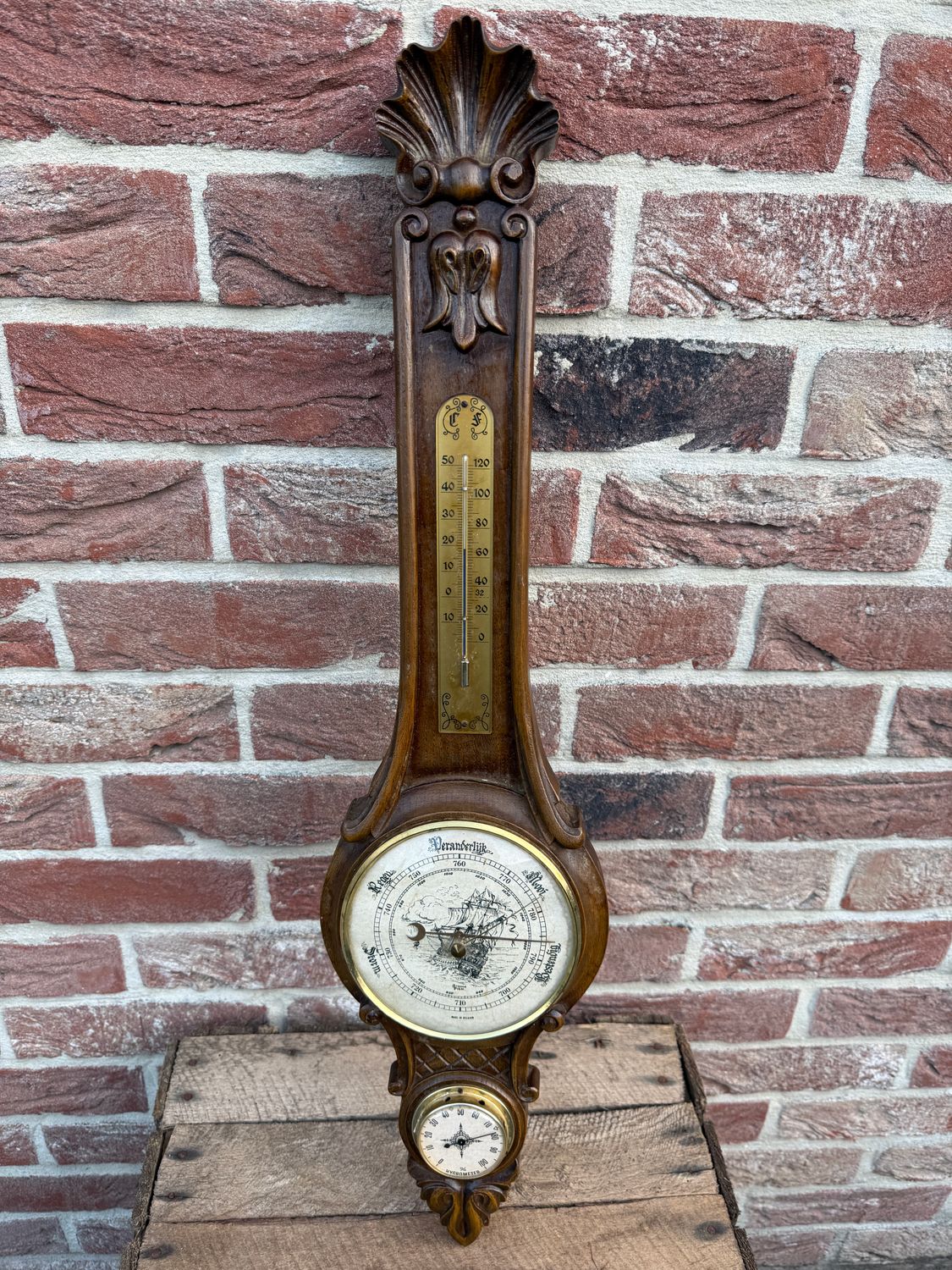 Antieke Barometer &amp; Thermometer