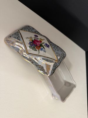 Sieradendoosje met Bloemen &amp; Goudaccenten