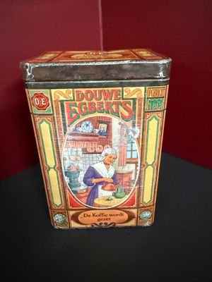 Douwe Egberts koffieblik