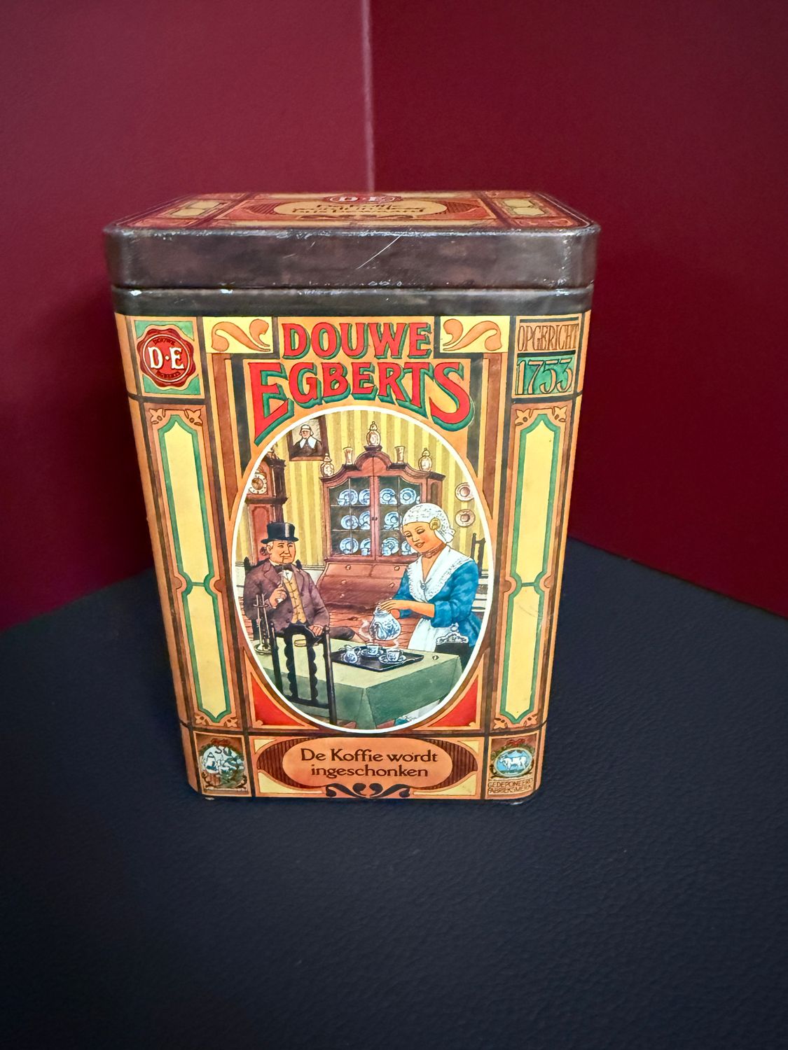 Douwe Egberts koffieblik