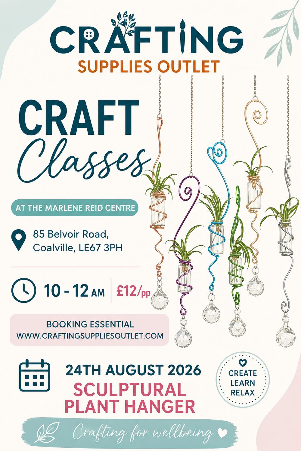 24th August - SCULPTURAL PLANT HANGER 24th August - SCULPTURAL PLANT HANGER