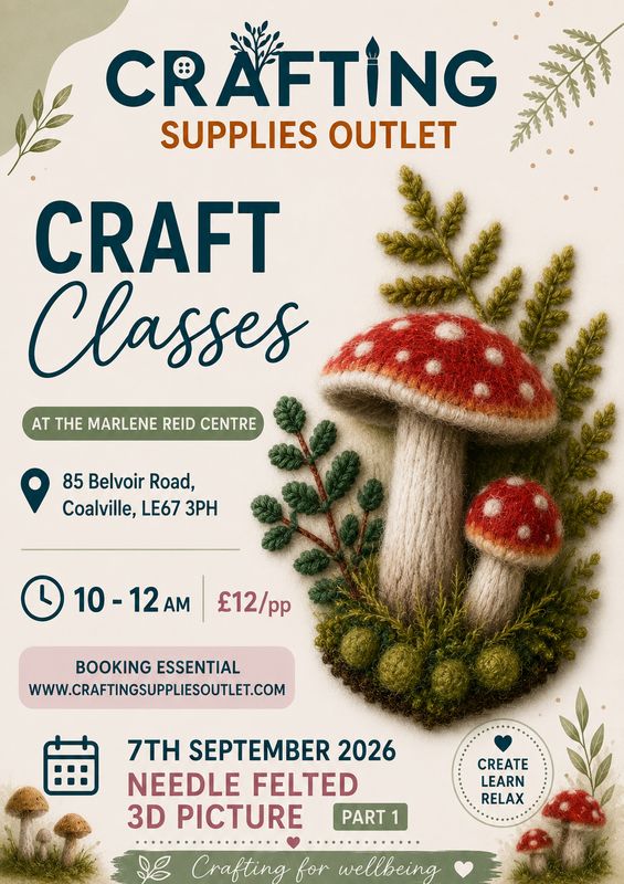 7th September - NEEDLE FELTED 3D PICTURE - Part 1