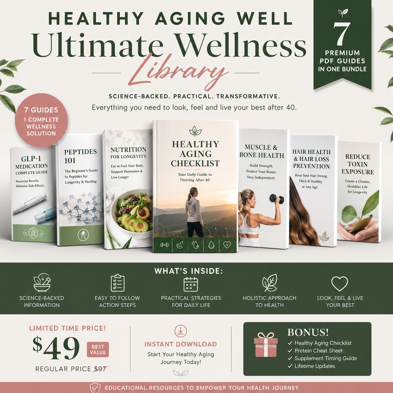 Healthy Aging Well™ Ultimate Wellness Library
