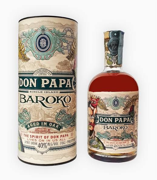 Don Papa Baroko Rum con Astuccio - 70 cl