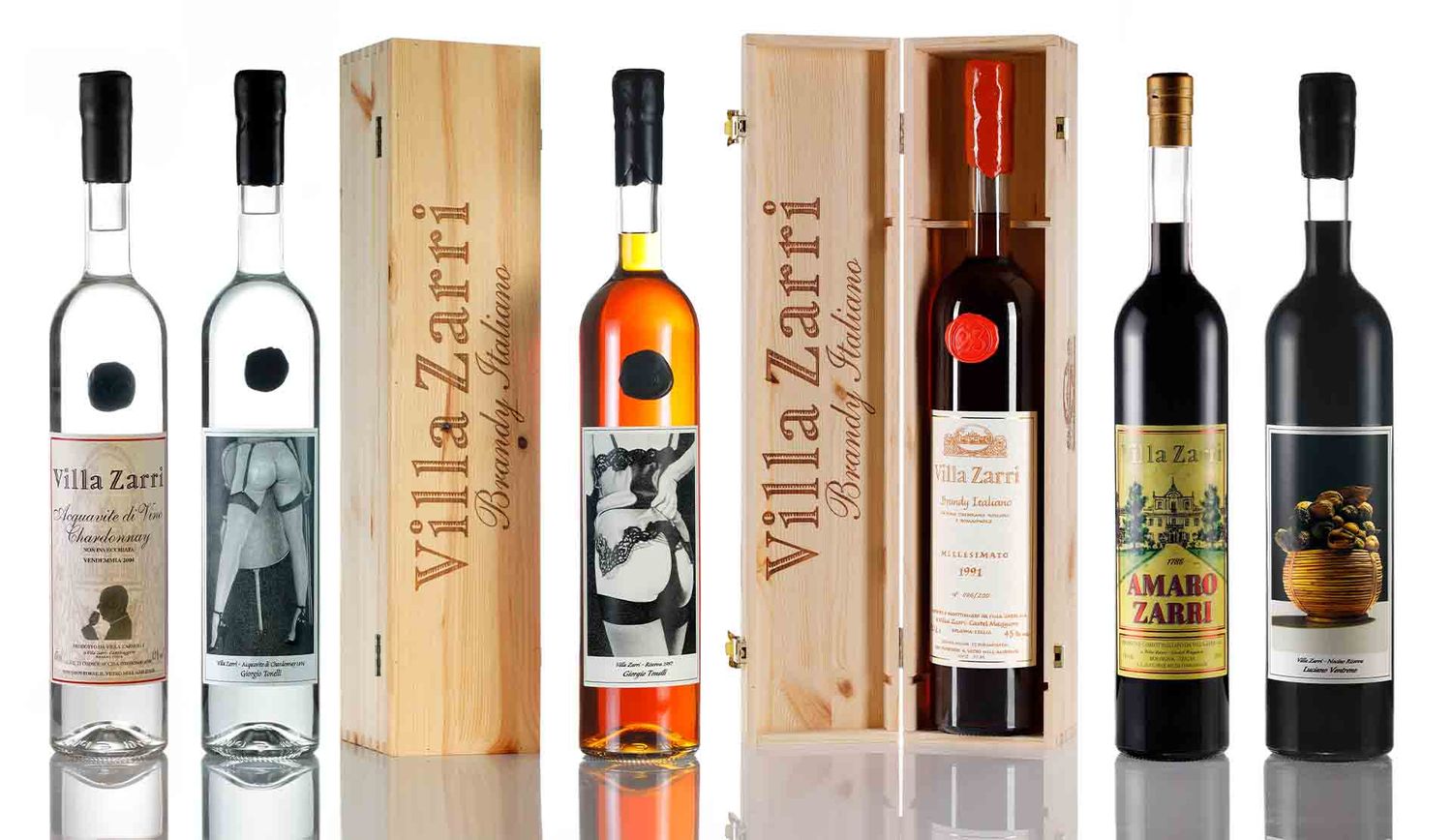 Villa Zarri Brandy Millesimato 2002 21 Anni Nudo d’Arte Magnum 150 cl