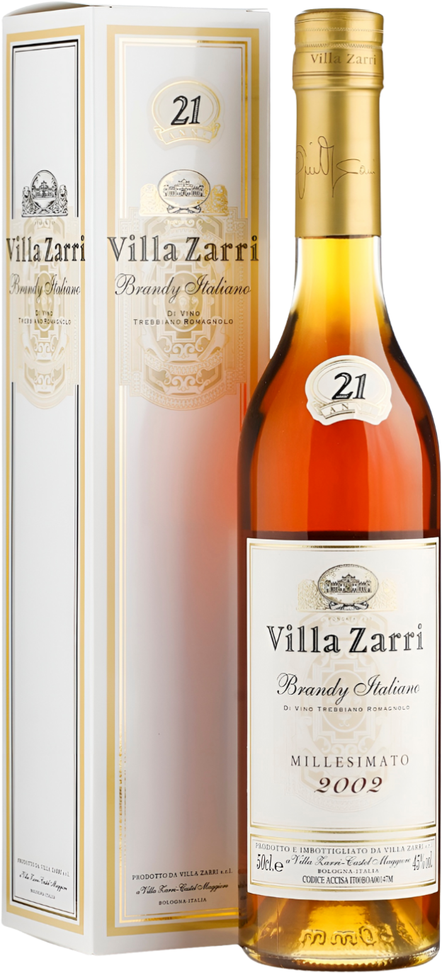 Villa Zarri Brandy Millesimato 2002 21 Anni 50 cl