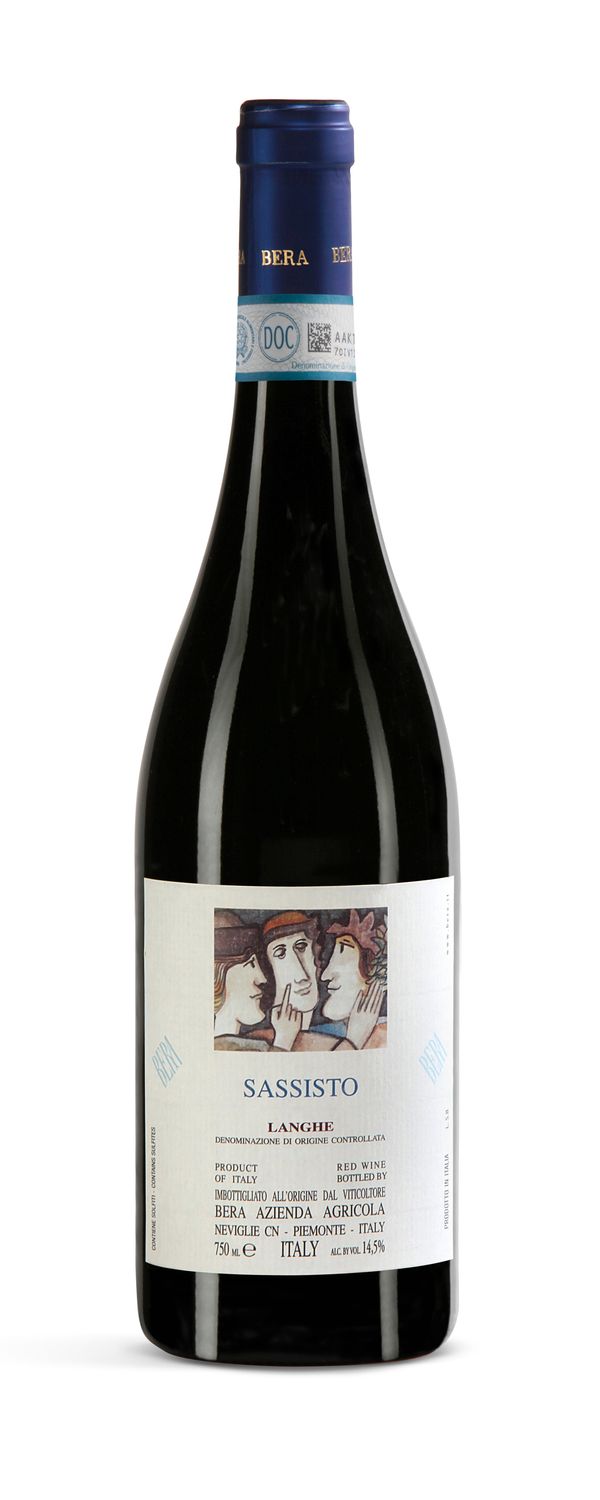 Bera Sassisto Langhe DOC Rosso – Vino Rosso delle Langhe 1,5 L