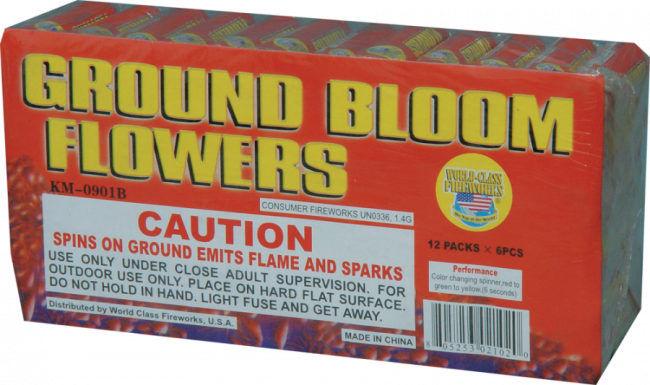 Ground Bloom Flower - pack of 6