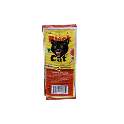 Black Cat 50 strip firecrackers