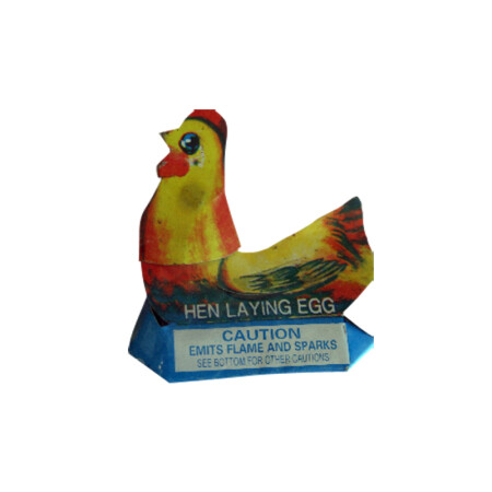 Hen Laying Egg