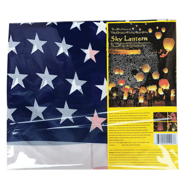 Sky Lantern American Flag