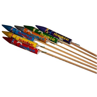 6 oz Assorted Rockets