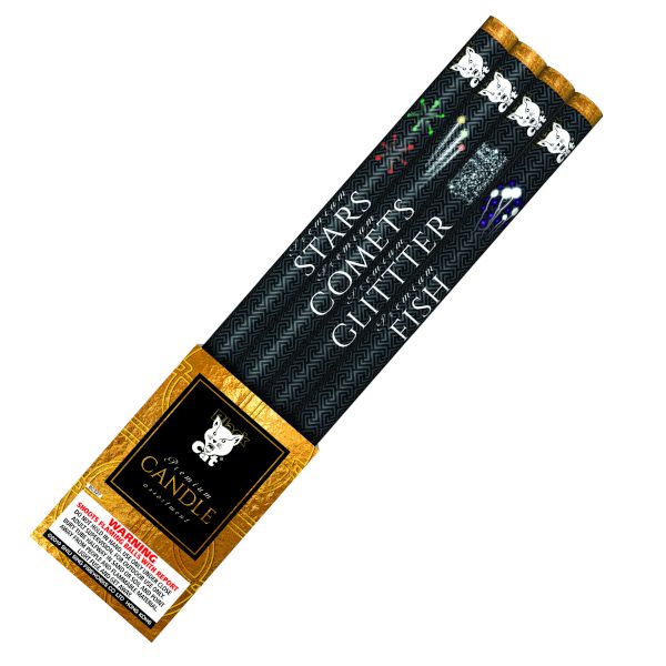 Black Cat Premium Asst Roman Candles