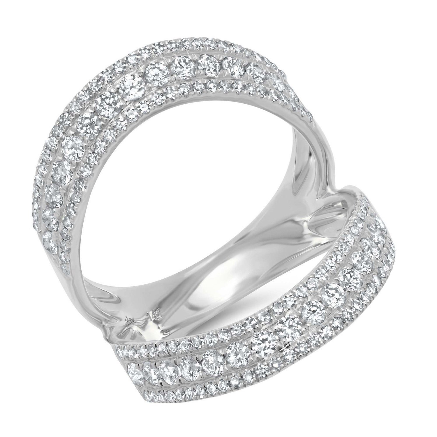 0.99ct 14k White Gold Diamond Lady's Ring