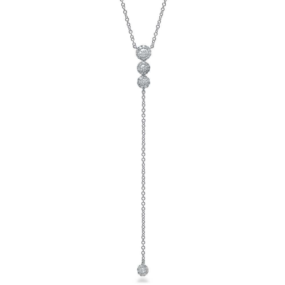 Parade Design 18K Gold Diamond Lariat Necklace | Choose Gold