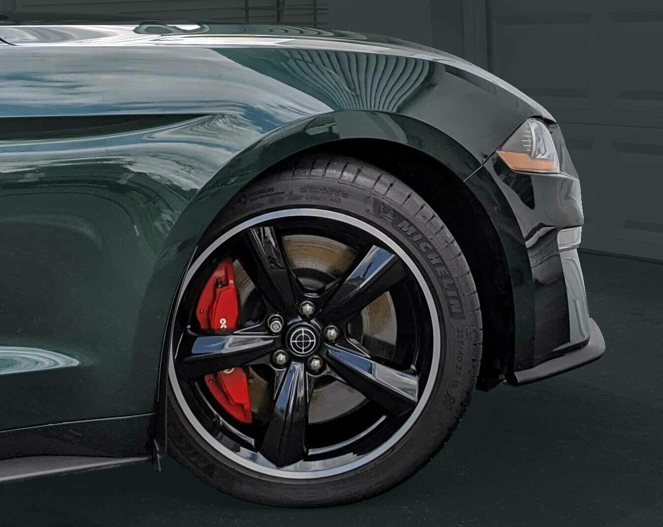 2019 to 2020 BULLITT Mustang: Crosshairs Wheel Caps