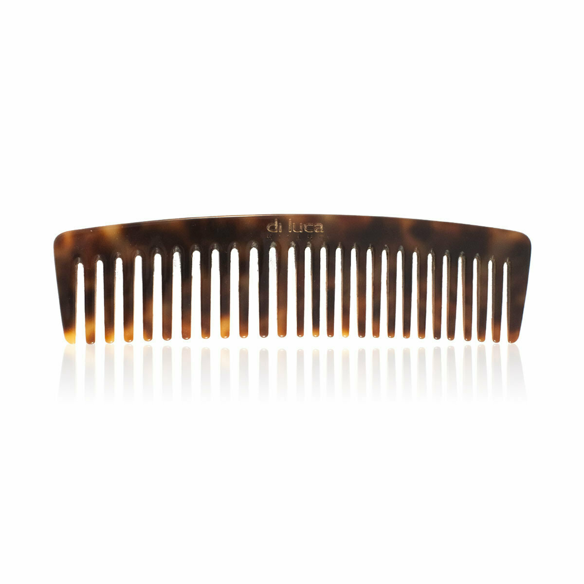 Pettine Doppio / Kamm Rhodoid Classic Brown
