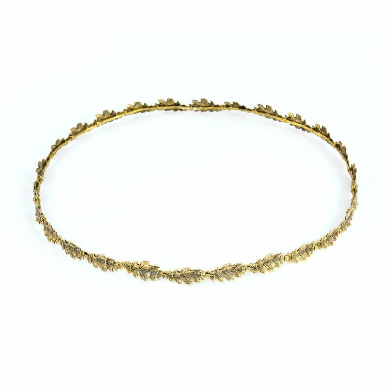 Haarkranz Thin Oak Gold